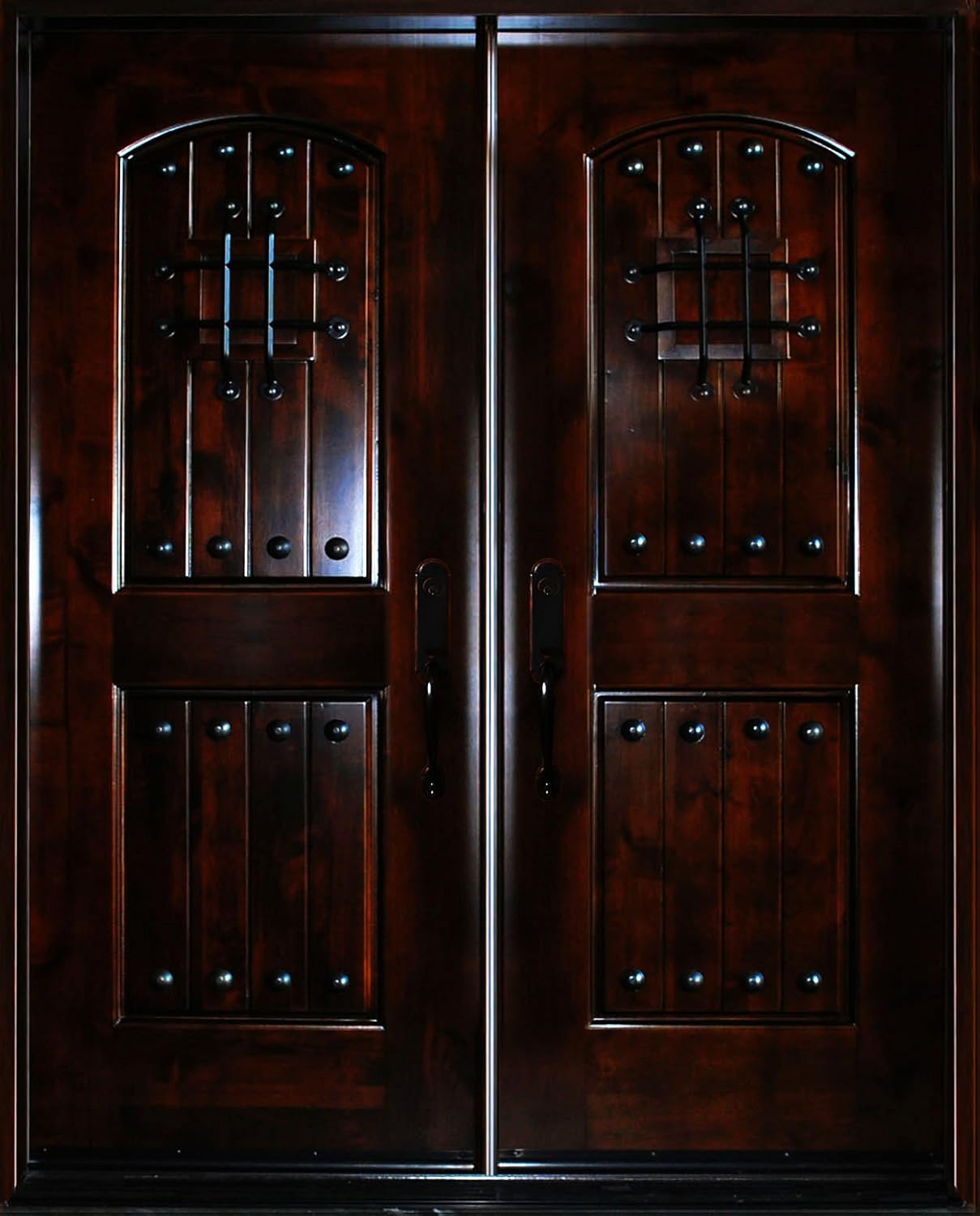 Exterior Knotty Alder Solid Wood Door MC DBL 36" Door