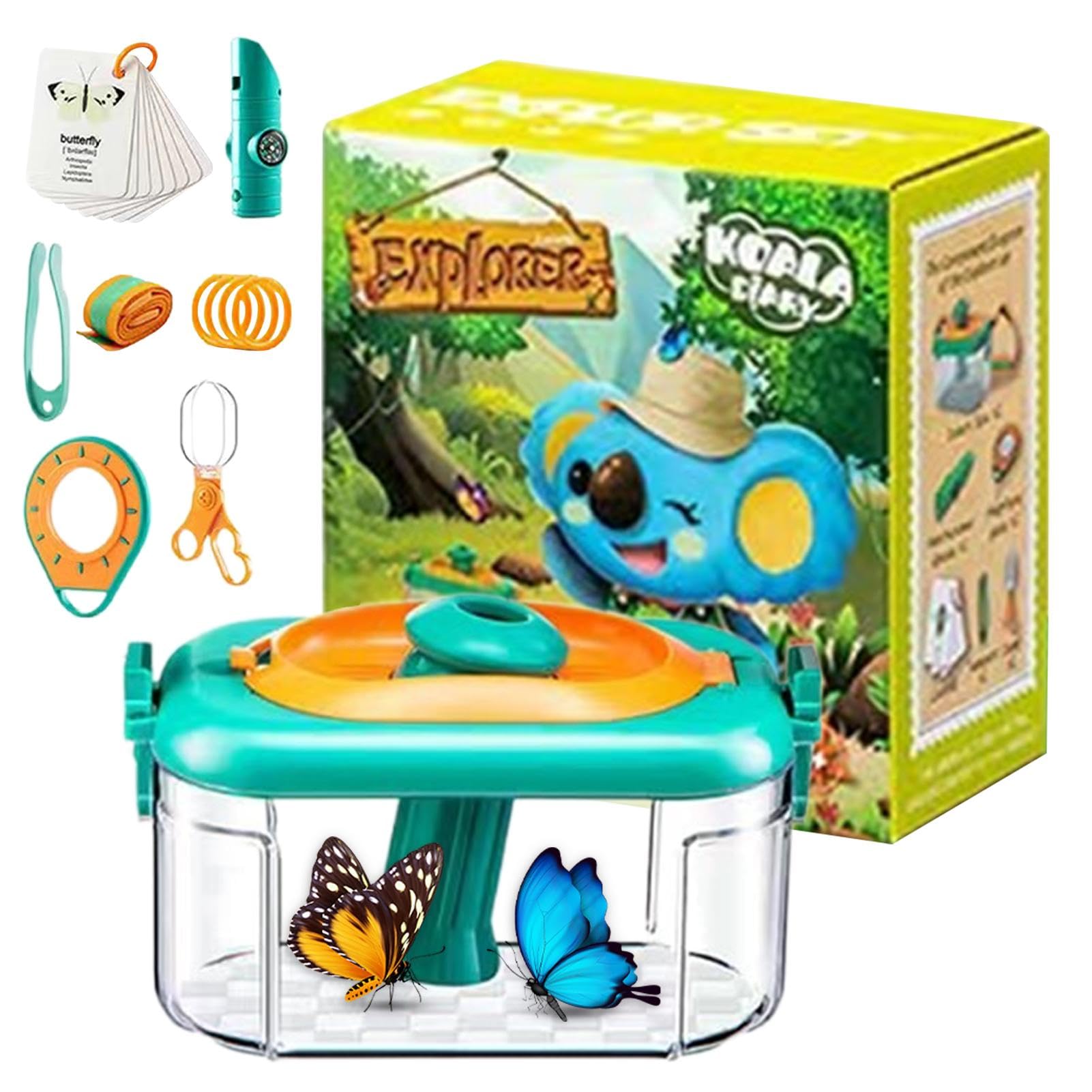 Attrape-insectes Transparent Avec Loupe - Kit D'exploration Nature Pour Enfants, Libération Rapide, Idéal Jardin Et Balade - 8