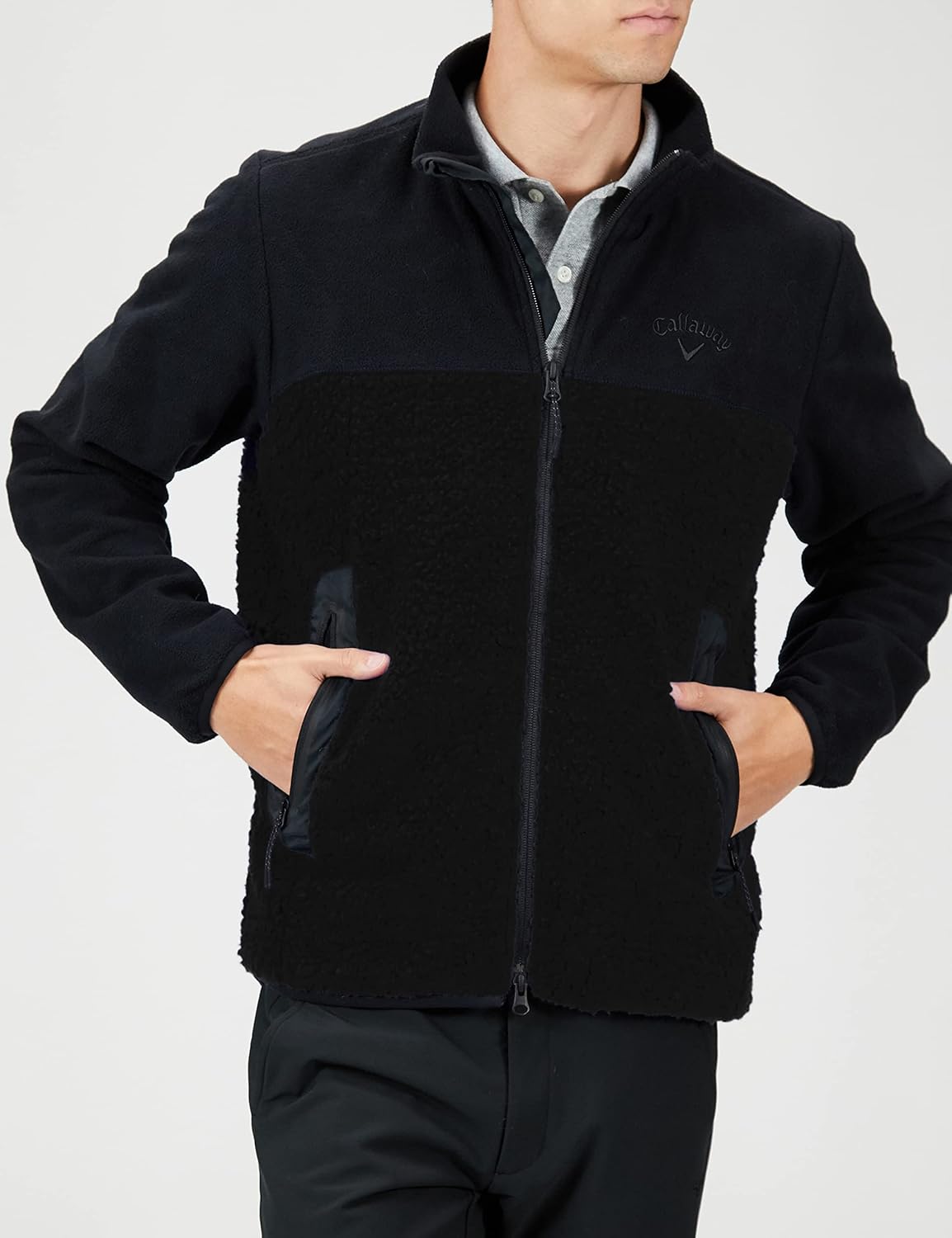 キャロウェイゴルフ Callaway アウター 中綿ダウン フリース М 黒