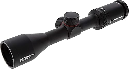Miniatura 34 de Crimson Trace Brushline Pro Riflescope con construcción sólida ligera, tapas de alcance y paño para lentes para caza, tiro y exteriores