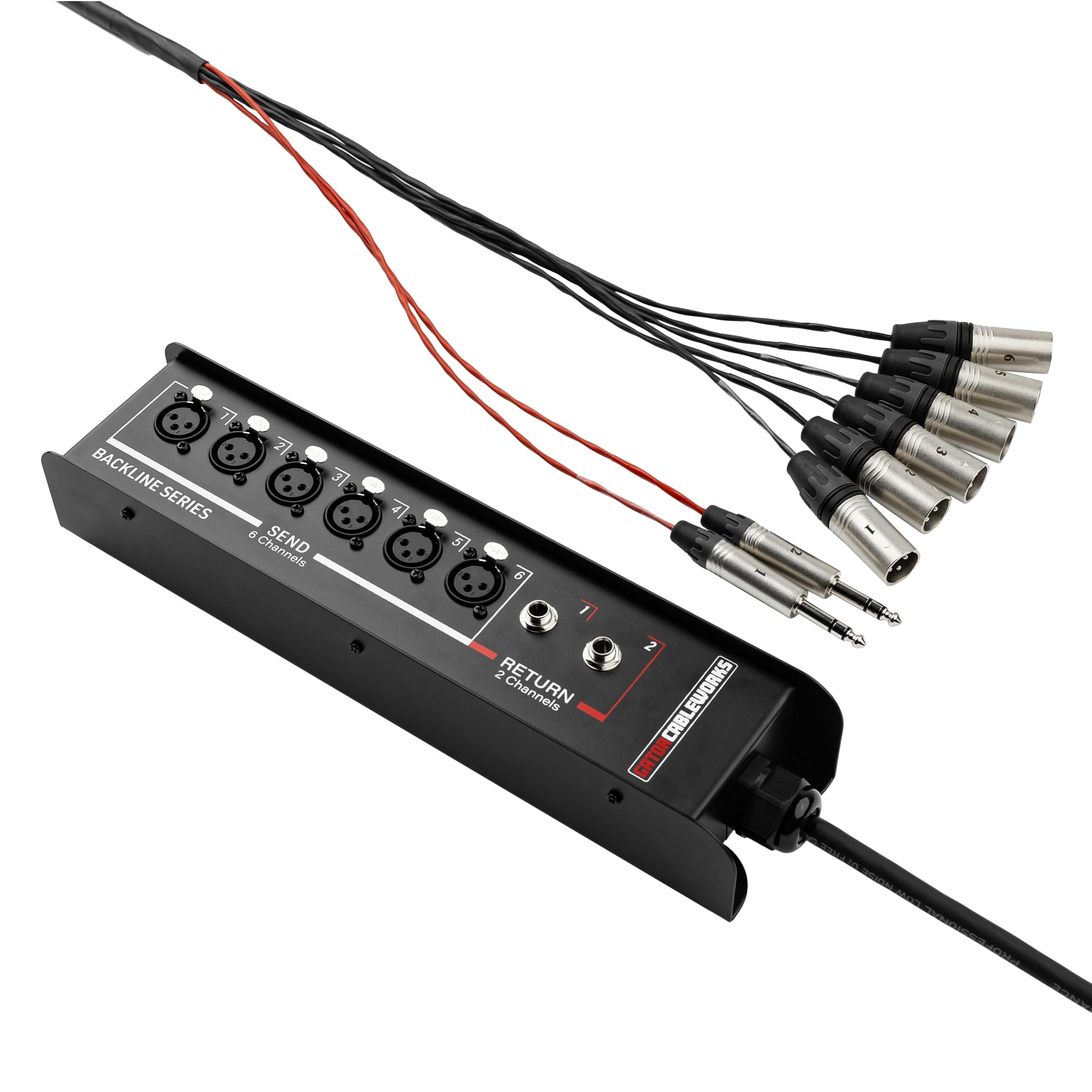 Amazon.com: CableWorks By Gator Cases Backline Series 6x2 Drop