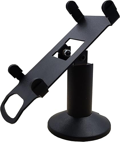 Miniatura 3 de DCCStands Dejavoo QD2, QD4 y QD5 - Soporte de terminal giratorio e inclinable de perfil bajo de 4 pulgadas