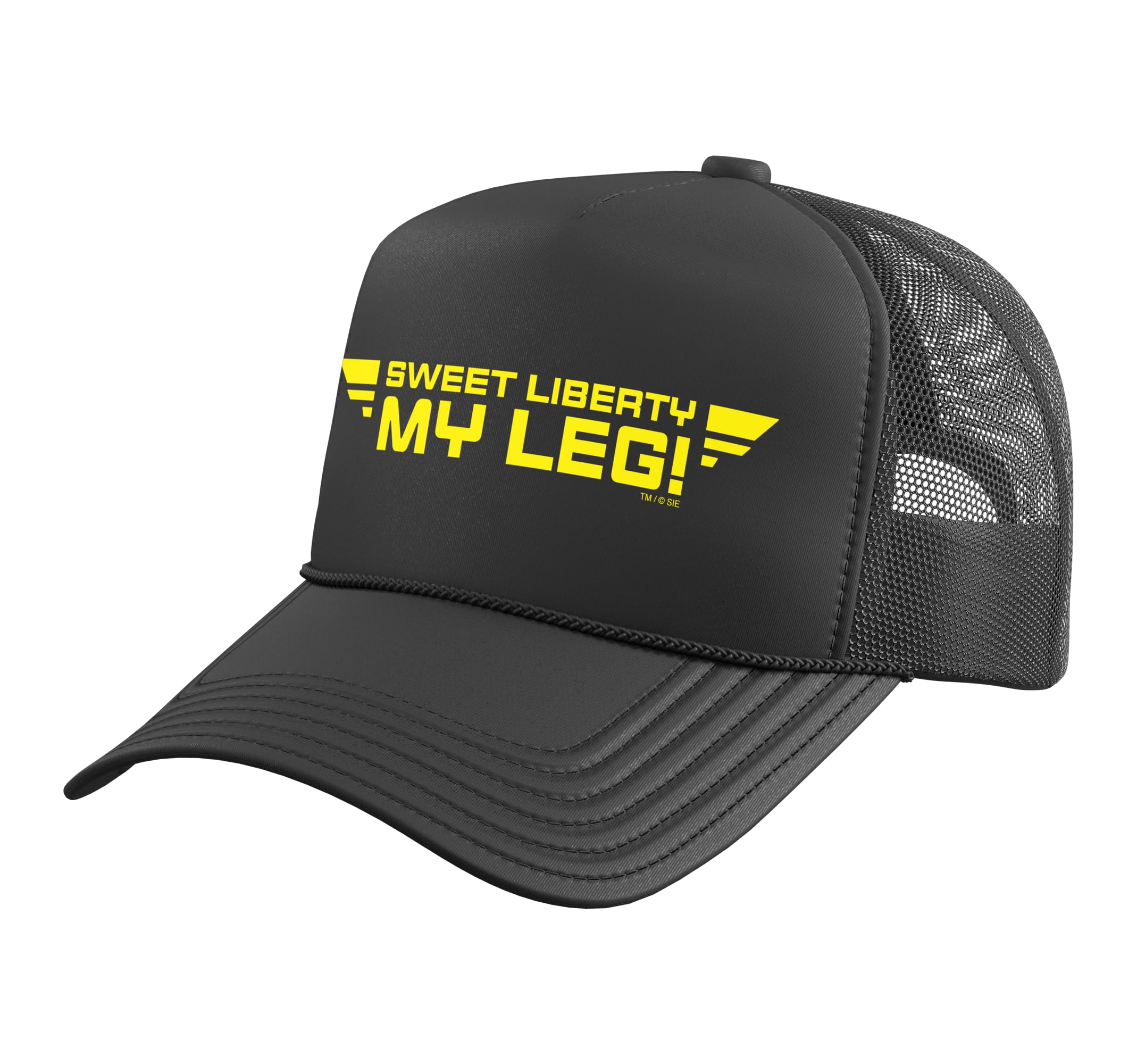 Helldivers 2 Sweet Liberty My Leg Video Game Trucker Hat with Adjustable Mesh Back