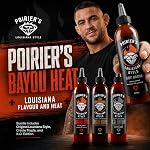 Heartbeat Hot Sauce – Poirier's Bayou Heat Collection by Dustin Poirier | Original, Creole Maple & KO Edition | Small-Batch Canadian Hot Sauce Gift Box (3 x 177 mL)
