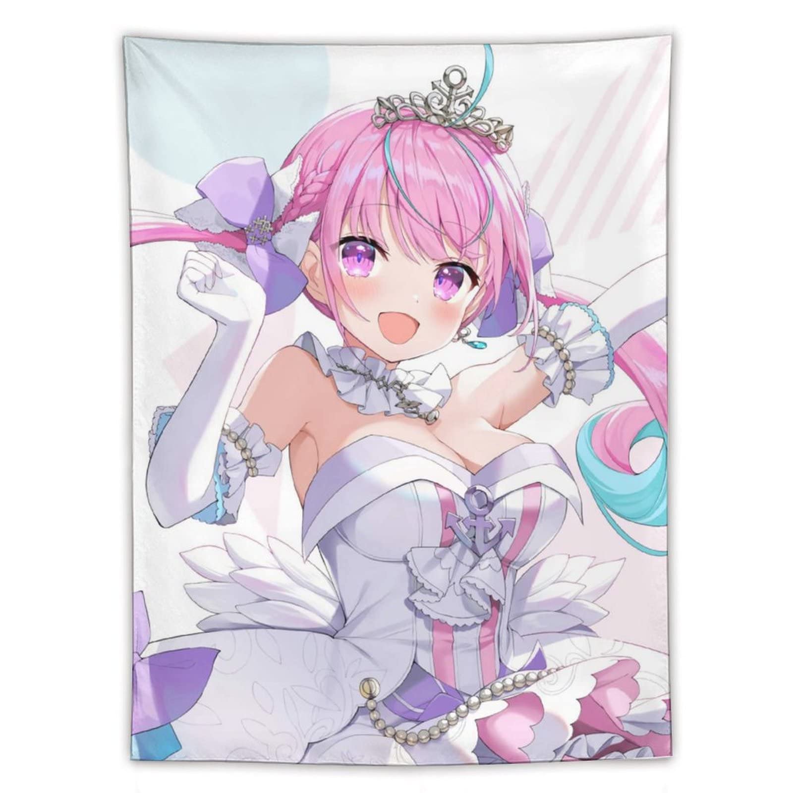 Amazon.co.jp: タペストリー 萌え アニメ柄 VTuber 湊様 あくたん 壁 