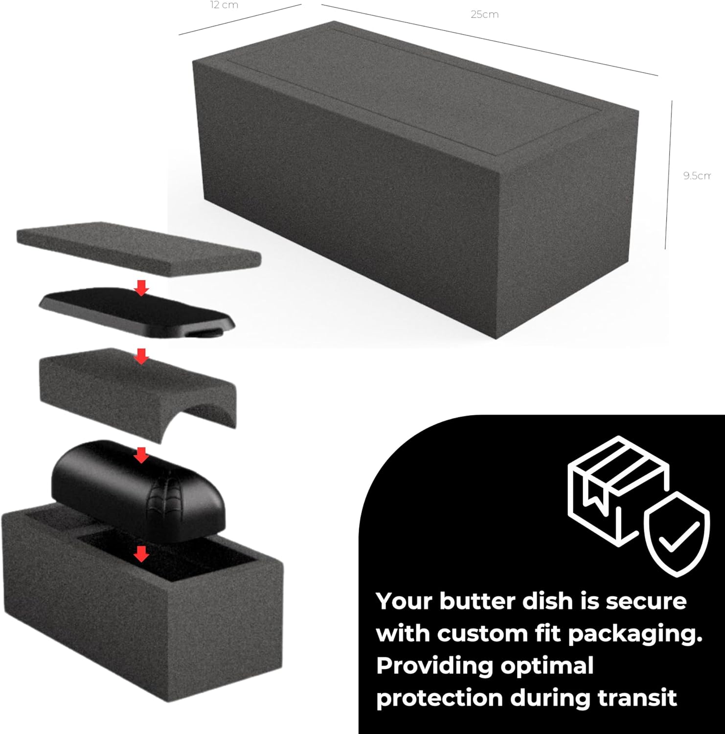 Spiderweb Dinnerware Set of 16 + Butter Dish Set - Gothic Kitchen Decor - Black Matte Porcelain with: 4 Dinner Plates 4 Salad Plates 4 Bowls 4 Mugs 1 Butter dish with Lid - Halloween Gifts