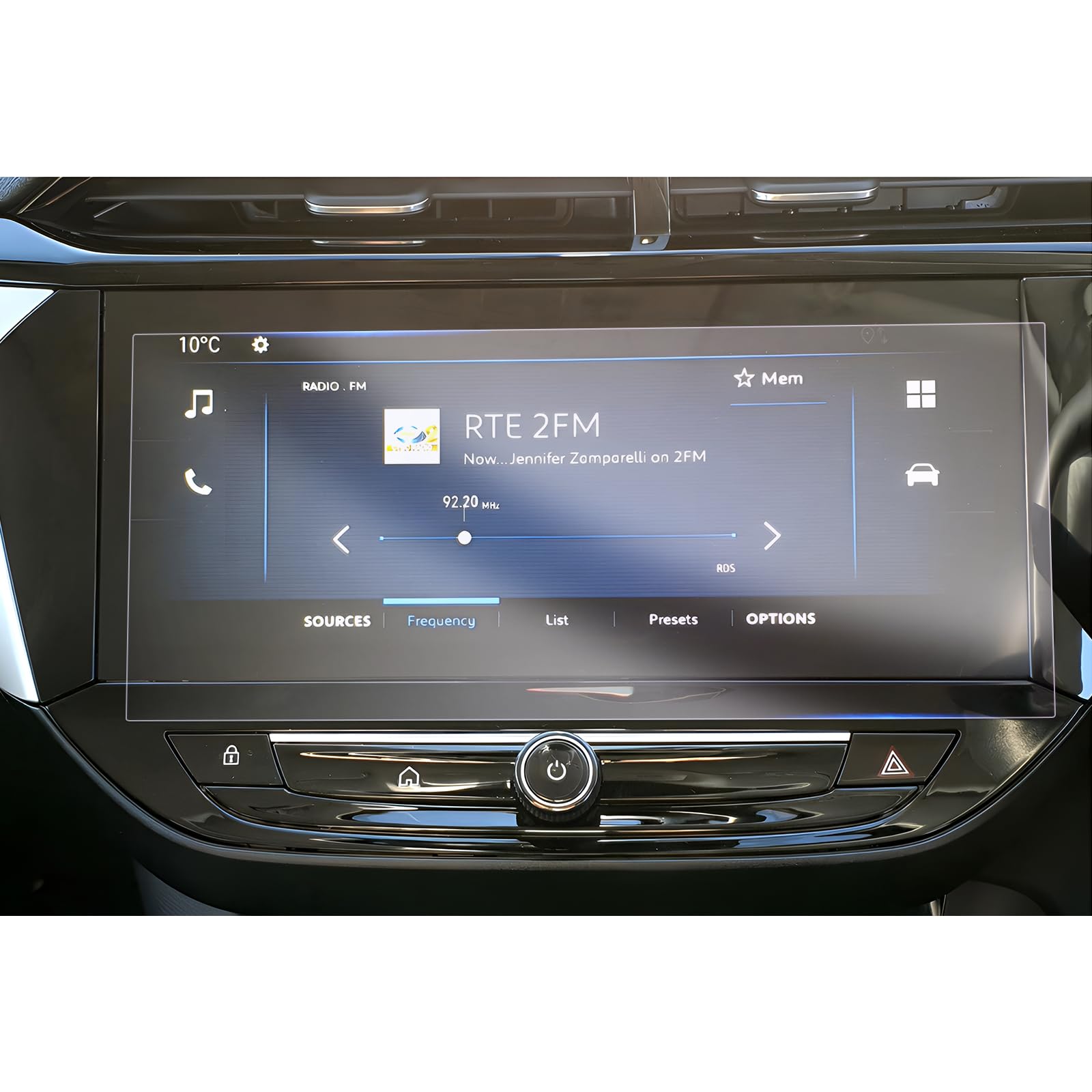 GAFAT Kompatibel mit 7 Opel Corsa F/Corsa-e 2020-2022 2023 Navigation Schutzfolie, Displayschutzfolie für Corsa F 7 Zoll Multimedia Navi Colour Touchscreen, 6H Anti-Kratzen