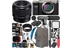 Sony Alpha 7C Mirrorless Digital Camera with FE 50mm f/1.8 Lens