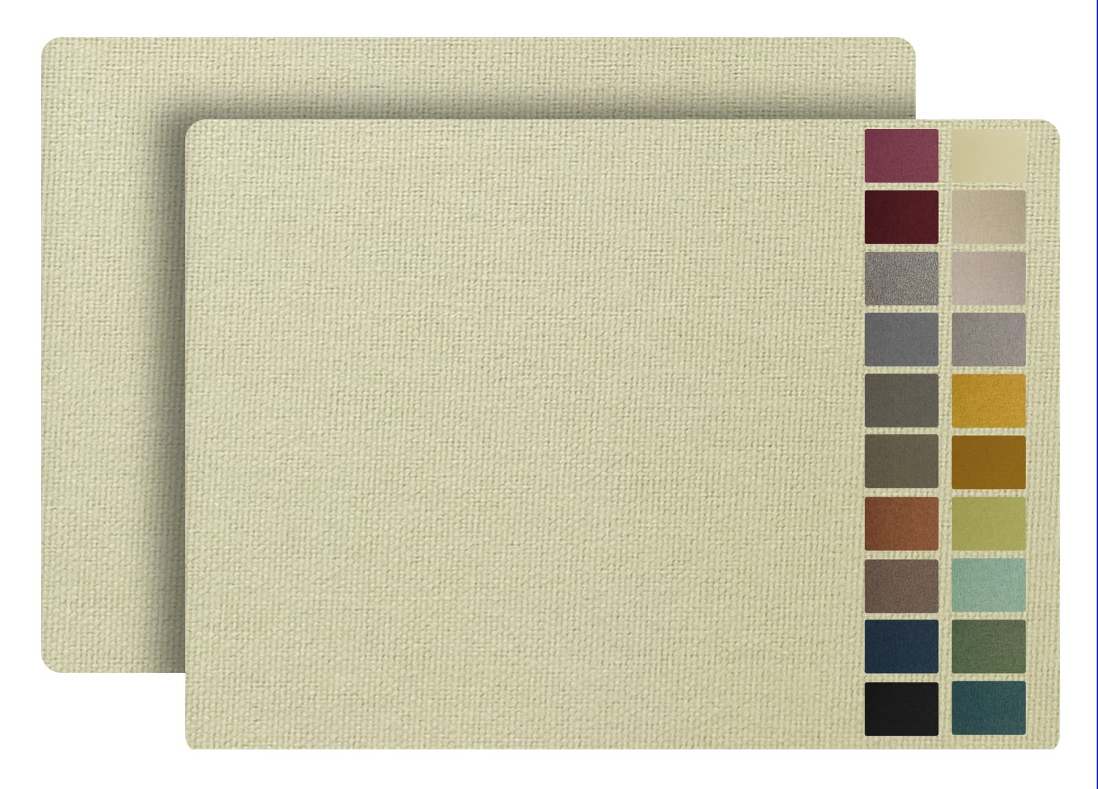 ILOFRI Linen Fabric Patches Self Adhesive 8x11 inch 2pcs, Durable Fabric Couch Repair Tape Kits for Upholstery, Furniture, Car Seats, Office Chair, Sofa, Clothing, Jackets, Crafts - Beige White