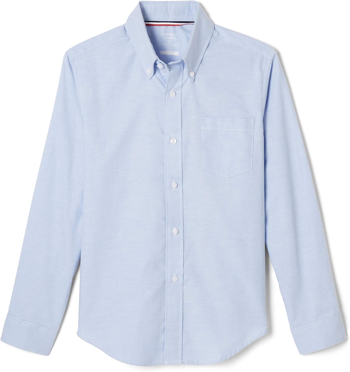 French Toast Camisa Oxford de manga larga para niños (estándar y Husky) con botones