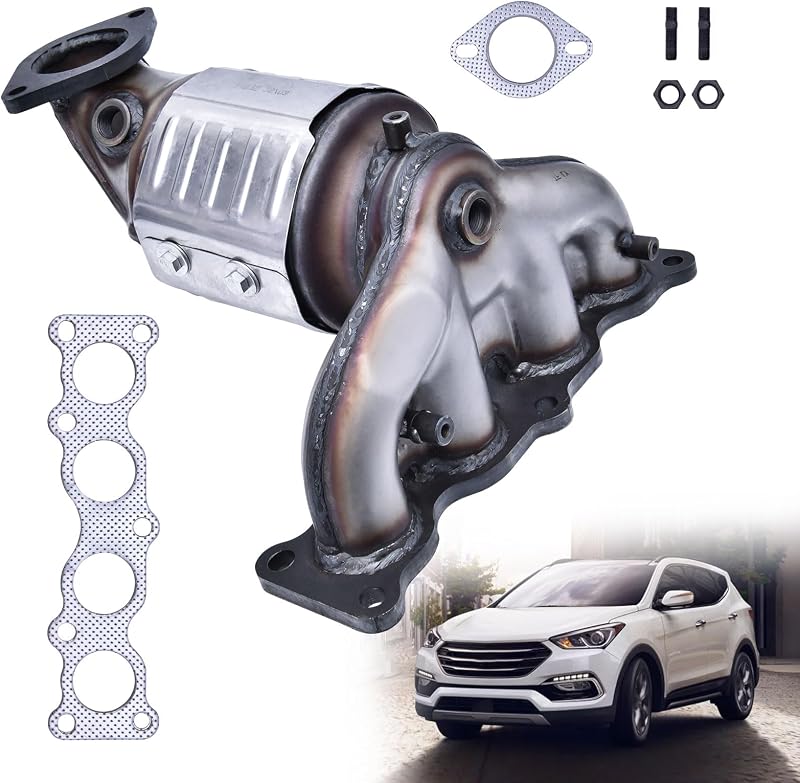 Catalisador dianteiro do coletor Farpida 28510-2GCA0 para Hyundai Santa Fe Sport 2.4L 2017-2018 – 1 unidade