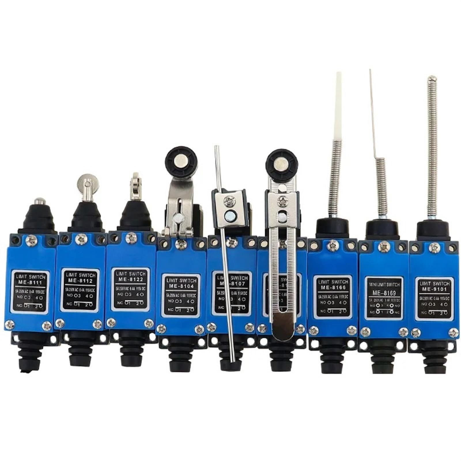 Interrupteur TZ-8108 AC250V 5A avec contacts NO NC pour guidage précis