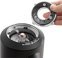 Vista 3 de T64 Molinillo de Café de Dosis Única, Molinillo Eléctrico de Espresso de Burrs Planos de 64mm (Negro)