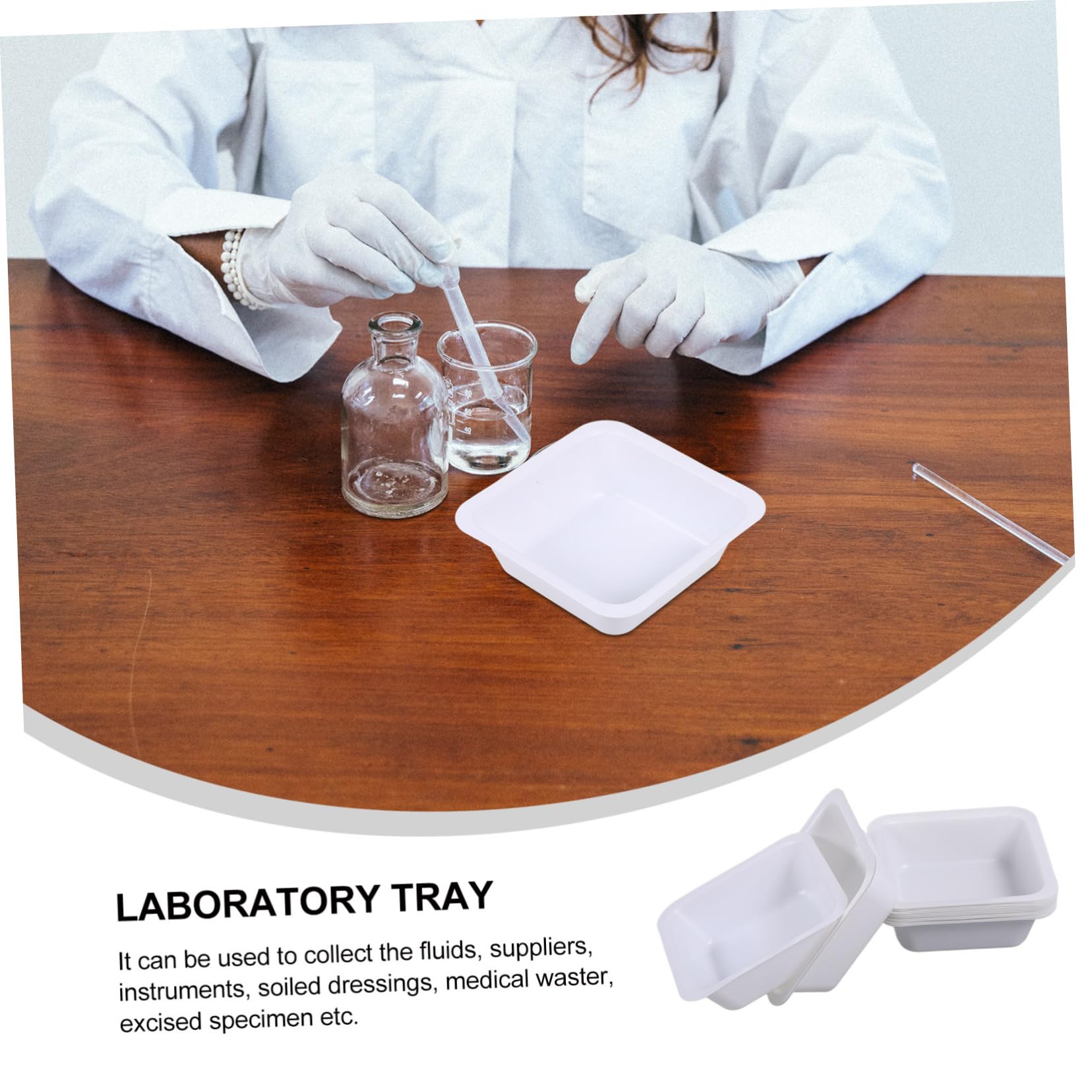 Anneome 100pezzi Weighing Dish Weighing Trays for Accurate Lab Measurements Sample Containers