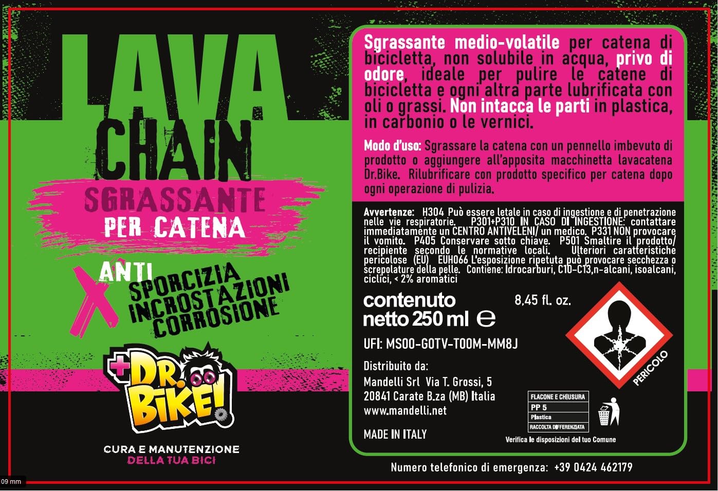 Kit manutenzione per catene bici. Kit pulizia bici con macchinetta lavacatena, sgrassante catena bici 250ml, lubrificante sintetico catena bici 75ml. Pulisci catena bici. Pulizia profonda.