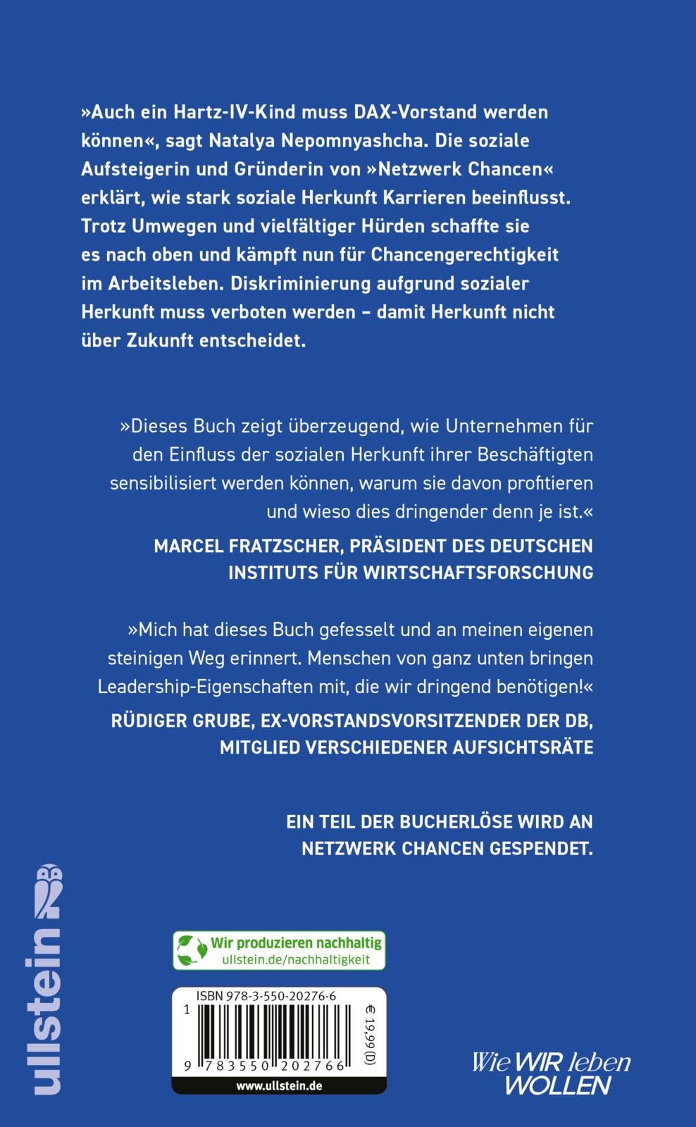 Wir von unten: Wie soziale Herkunft über Karrierechancen entscheidet | Diskriminierung von sozialen Aufsteiger:innen - und wie wir sie stoppen können ... wird an "Netzwerk Chancen" gespendet