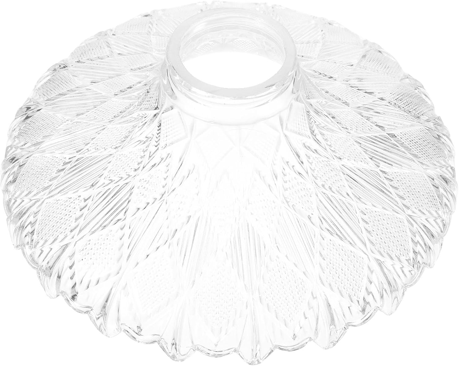 BESPORTBLE Premium Glass Lampshade Replacement for Floor Lamp Lightweight and Eye-protection Design Suitable for Bedroom Living Dining Kitchen Office Hotel Easy Installation and Rustic Home