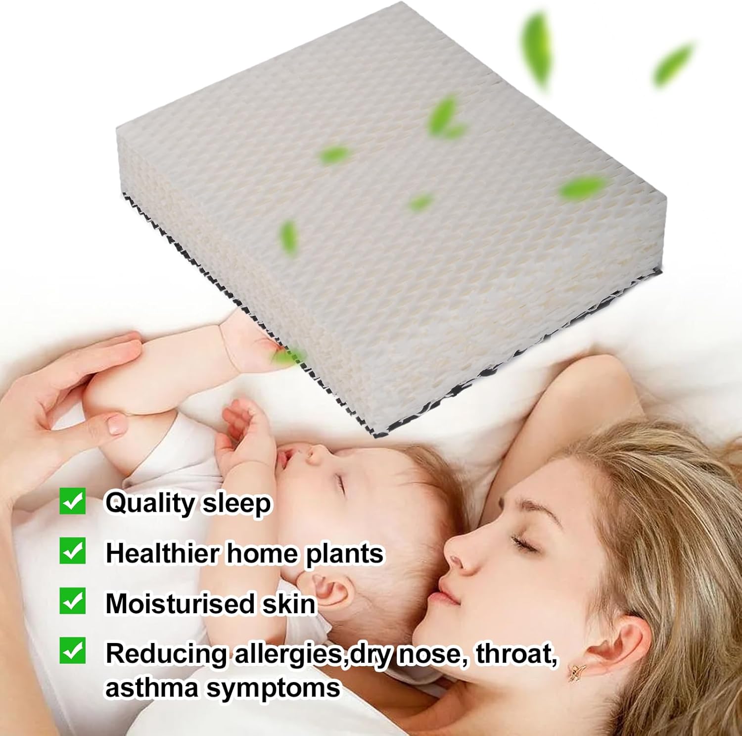 HIFROM (Pack of 4 Humidifier Wick Filter Replacement 900CS Filter Compatible with Holmes Bionaire C22 C33 W2 W2S W6 W6H W6S W7 W9 W9H W9S Cool Mist Humidifier