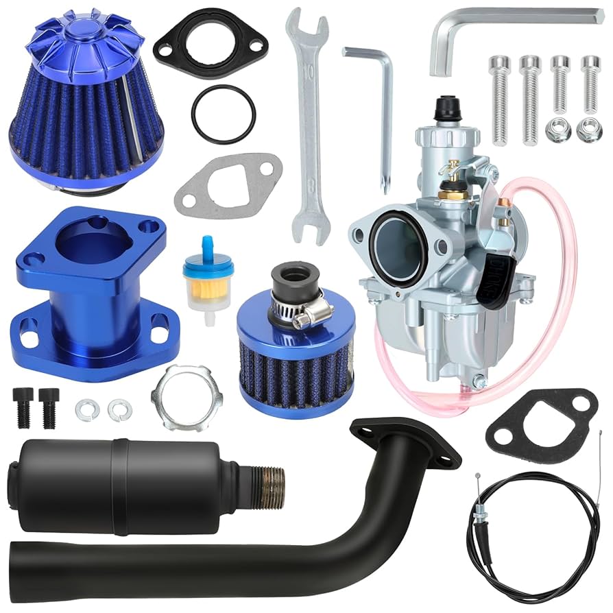 Amazon.com: YOXUFA VM22 Carburetor Muffler Stage 1 Assembly