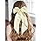 Women Big Bow Barrettes Girl\'s Satin Hairclips Long Ribbon Hair Pins Accessories For Party (Beige)