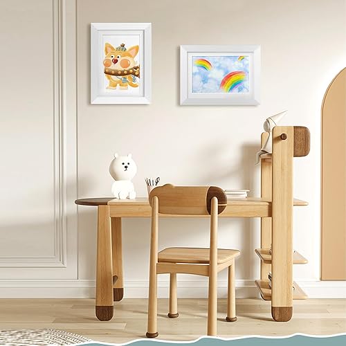 Miniatura 9 de Marcos de arte para niños, marcos de arte para niños de apertura frontal, marcos de ilustraciones para niños, pantalla intercambiable, marcos de