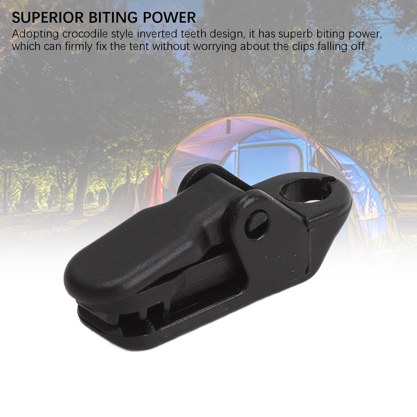 10pcs Tent Tarp Clip Plastic Crocodile Mouth Tent Awning Clamp for Outdoor Camping Canopy Superior Biting Power Premium Material Easy to Operate Multipurpose Tarp Clip for Awnings