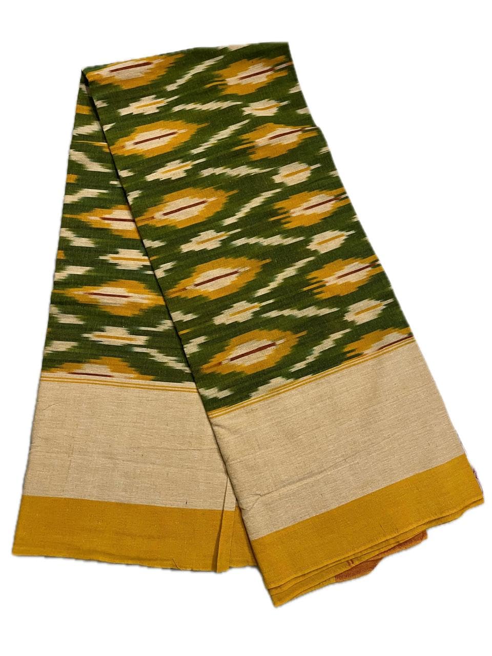 Pochampally Ikkat Hand Woven 100% Cotton Single Cot Bedsheet | No Pillow Covers-image-18