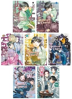 The Apothecary Diaries Light Novel Series 7-Book Collection Set Books 1 to 7 - Historical Mystery and Court Intrigue in Ancient China-Inspired Empire