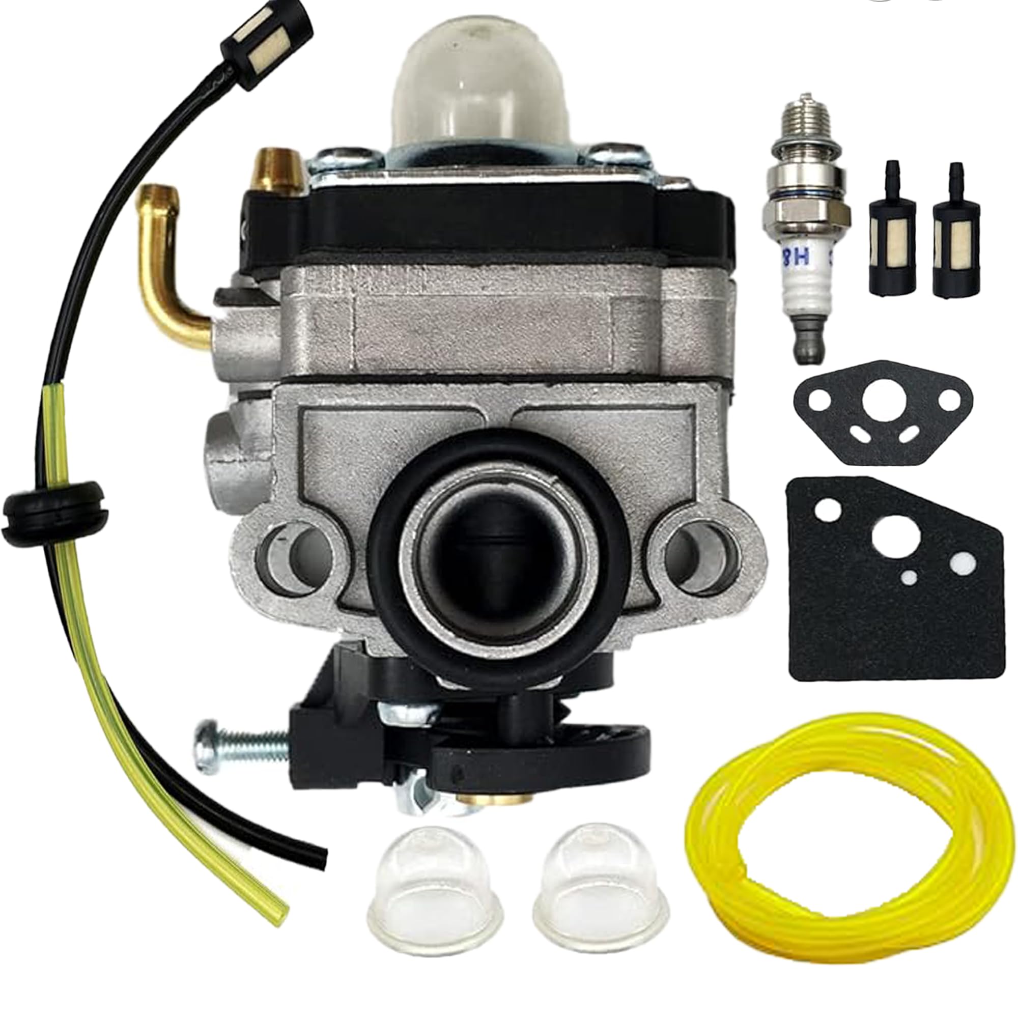 Carburetor Tune Up Kit Compatible for Ryobi S430 Carburetor 4 Cycle X430 30cc Trimmer WeedEater Lawn Mower RY34001 RY34421 RY34442 Carb