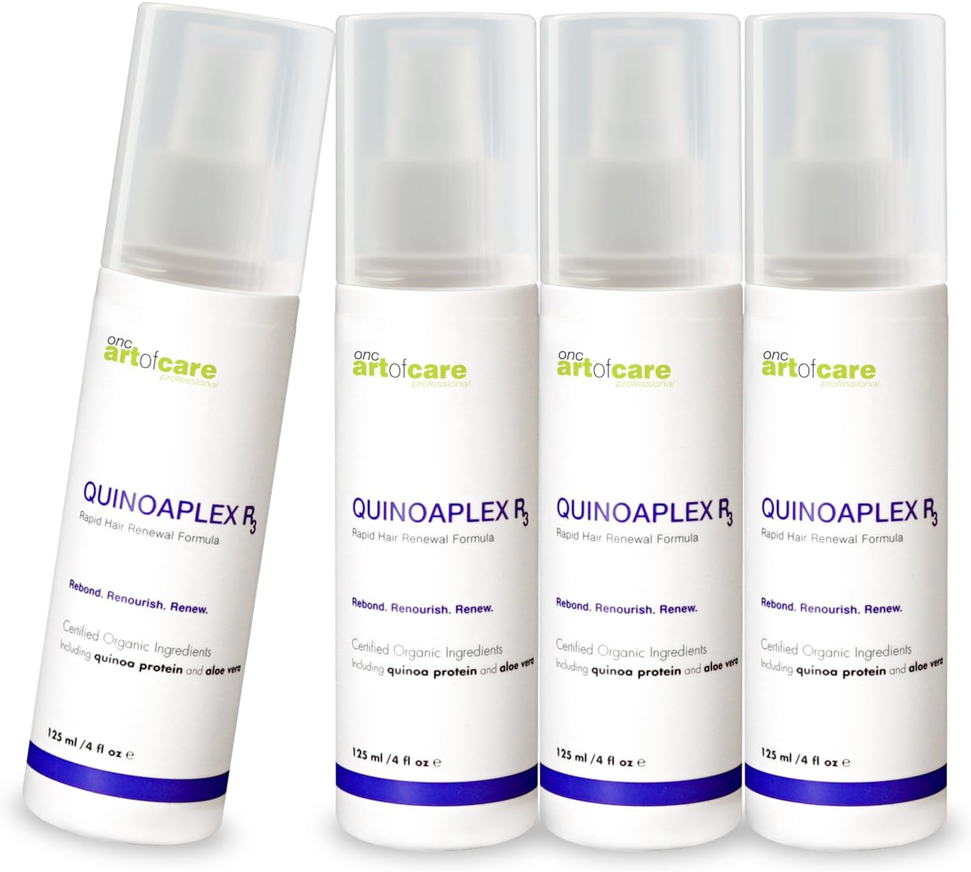 ONC 4 Ounce 4 Pack Quinoaplex R3 Rapid Hair Renewal Formula Repairing Treatment