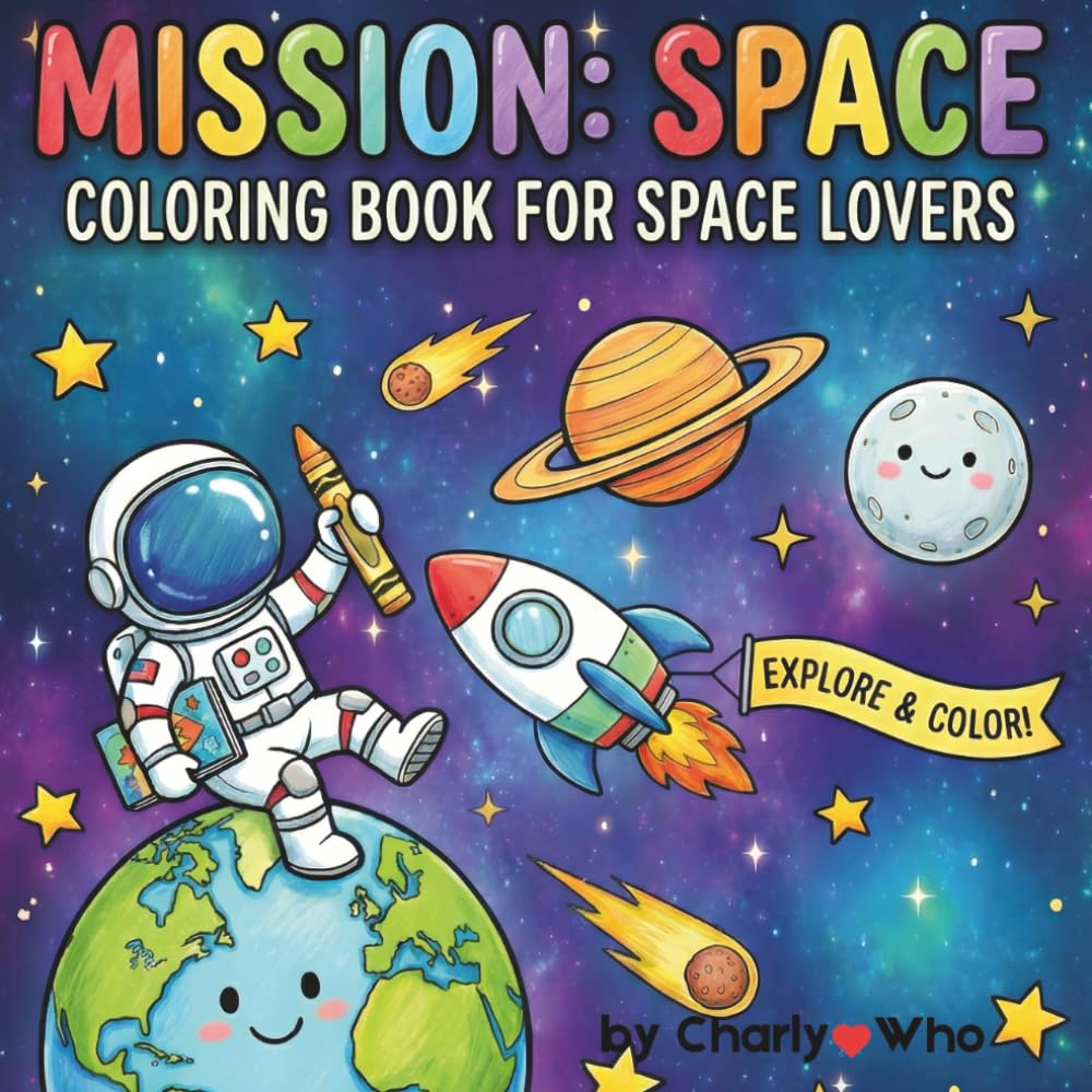 Mission Space: Coloring Book for Space Lovers