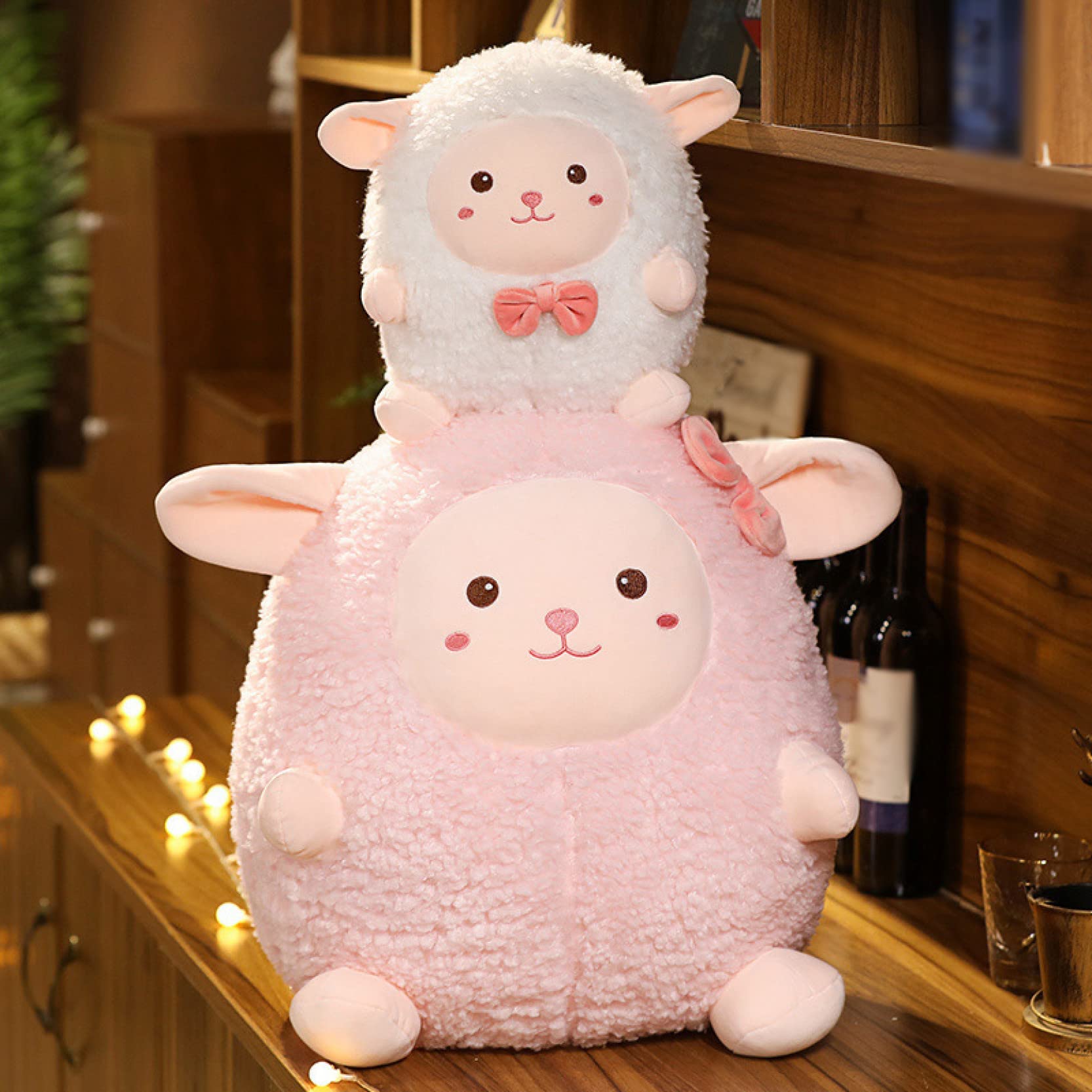Amazon.co.jp: ぬいぐるみ ヒツジ 45cm ひつじ 座りうさぎ フルーツ