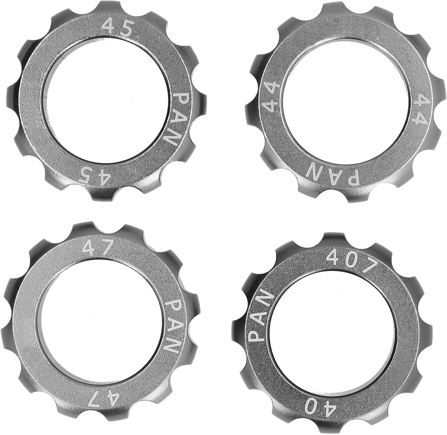 4Pcs Watch Opener Die Set, Watch Back Case Remover Tool, Multi - Size Aluminum Alloy Dies for 40 44 45 47mm Watch Repair, Durable Polygon Removal Kit