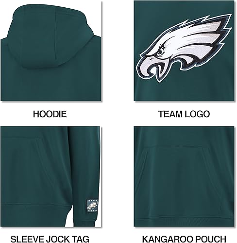 Miniatura 4 de Ultra Game NFL - Jersey de tejido polar extra suave para niños