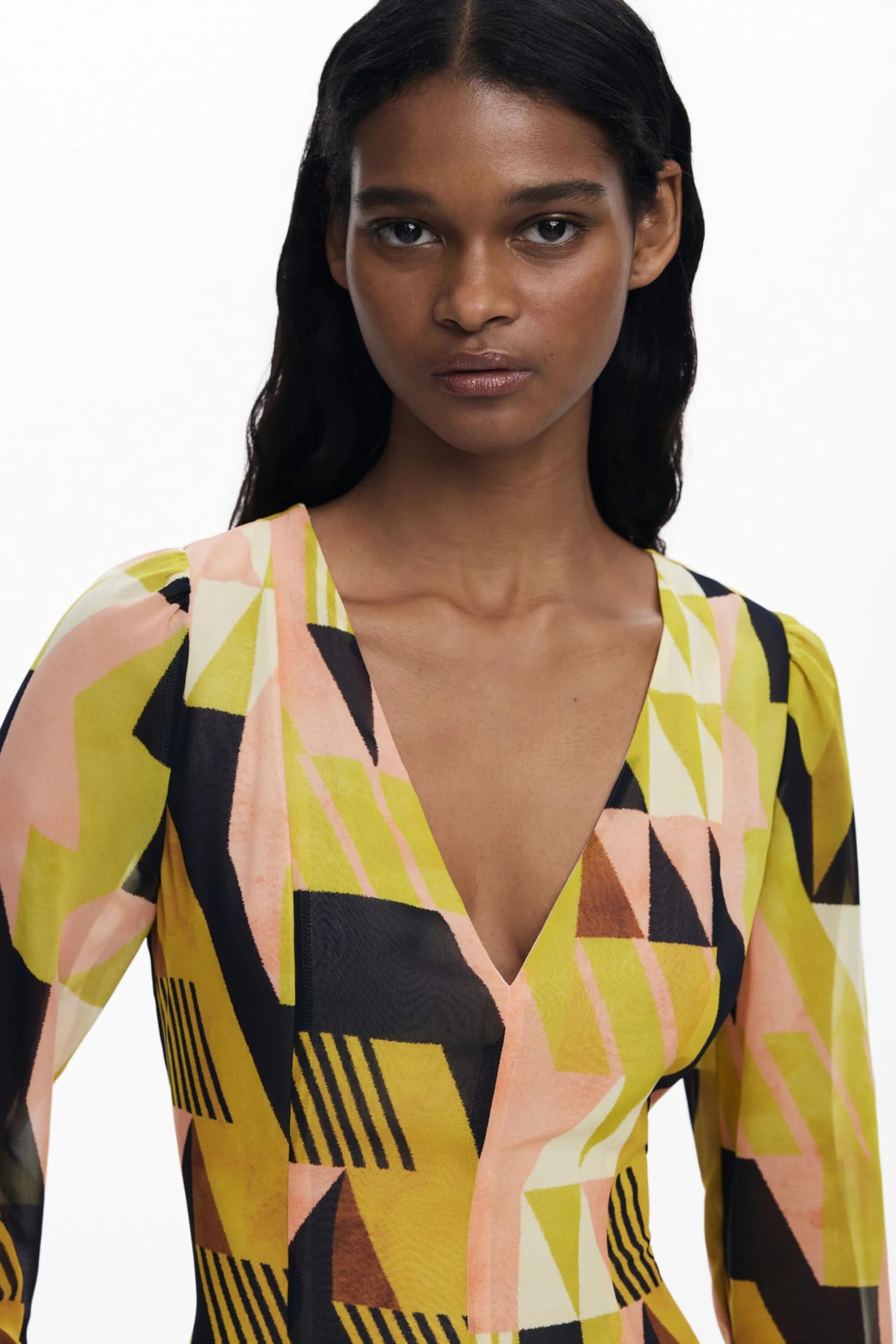 Desigual Vest_geometria_l Casual Dress Mujer
