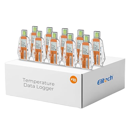 Miniatura 29 de Elitech WHO PQS Certificado 5 Pack 120 Días Registrador de Datos de Temperatura con Sensor de Luz Monitor de Cadena Fría de un solo uso (CCM)