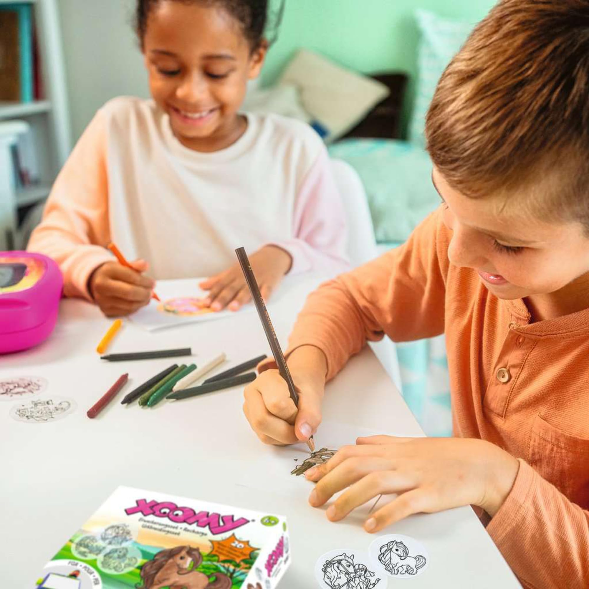 Ravensburger Xoomy Kit De Ampliación | 20 Nuevos Diseños Para Xoomy Midi O Maxi | Aprende A Dibujar Proyectando | +6 Años