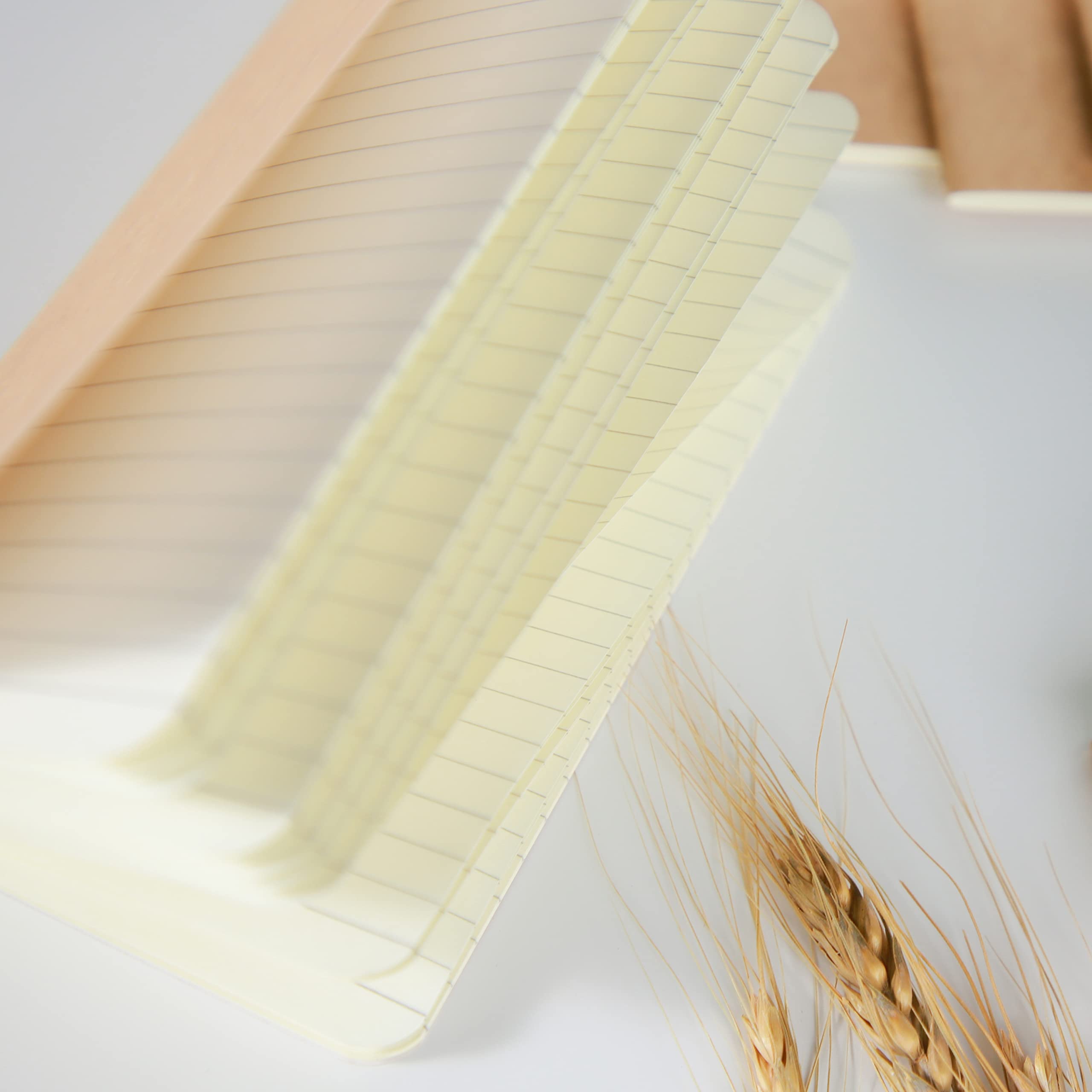 TWONE Taccuino tascabile, confezione da 48 quaderni con copertina morbida per prendere appunti, carta a righe, 30 fogli, 3-1/2" x 5-1/2", copertina marrone Kraft
