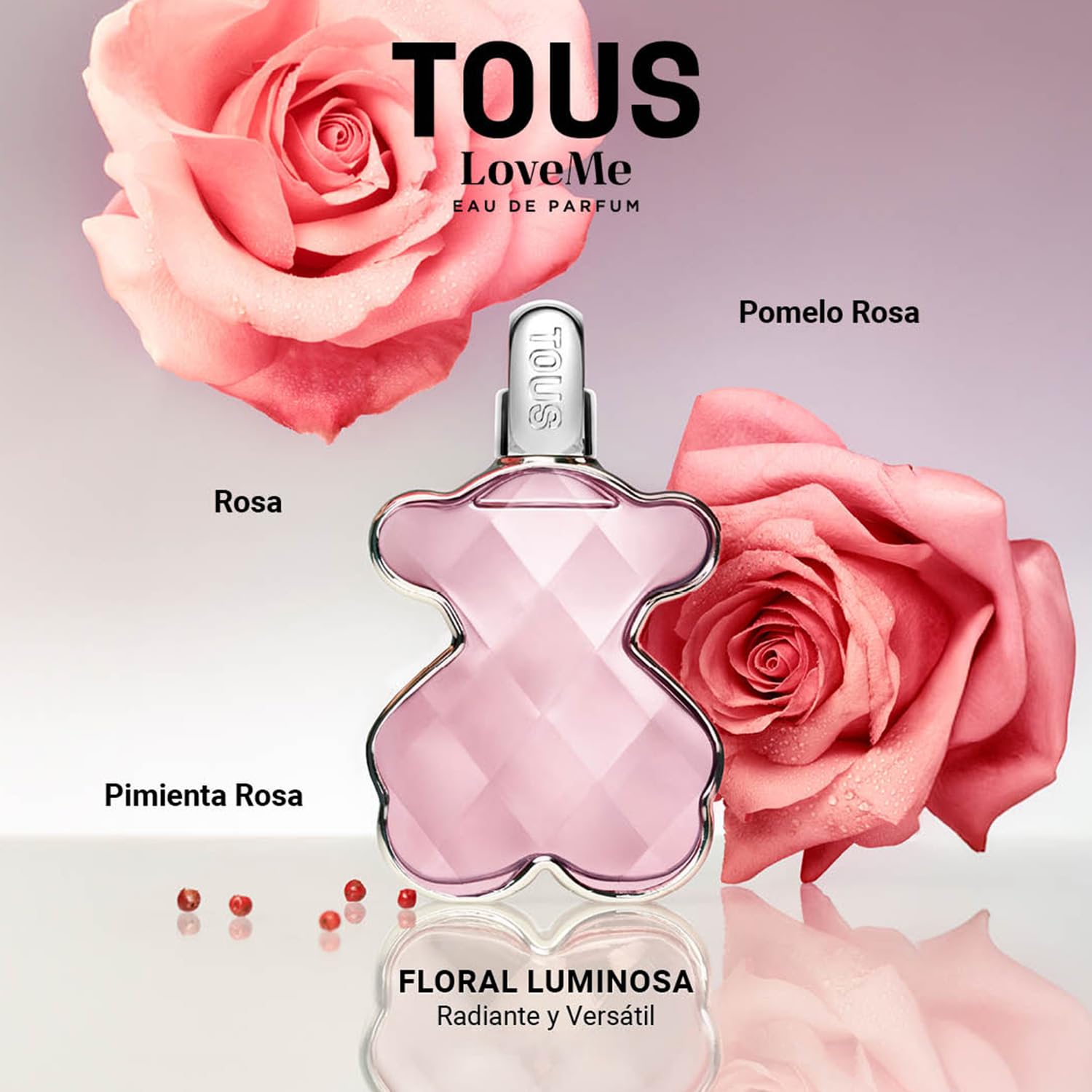 Tous LoveMe, Eau de Parfum para Mujer, Fragancia Floral Afrutada, 50 ml con Vaporizador