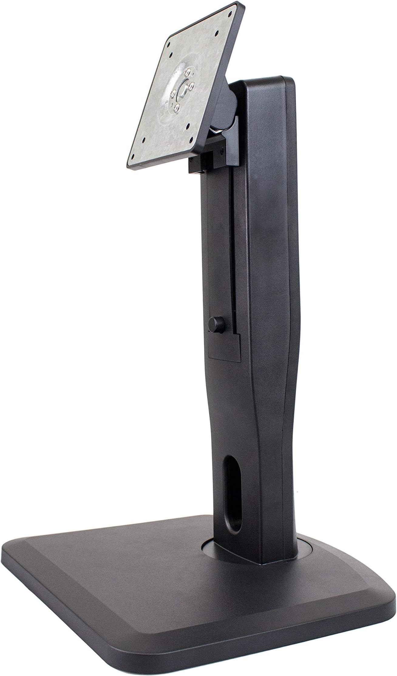 Nixeus VESA Height Adjustable LCD Monitor Stand with Tilt, Swivel, and Portrait Mode with 100mmx100mm & 75mmx75mm VESA Holes Supports PC Monitors up to 30 inches