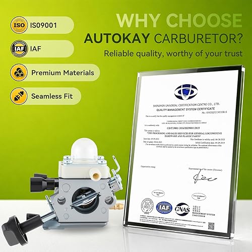 Miniatura 8 de AUTOKAY Carburador C1M-S261B 4241 120 0616 se adapta a STIHL SH56 SH56C SH86 SH86C BG86 BG86CE BG86Z BG86CEZ soplador de hojas Carb RE # C1M-S261C