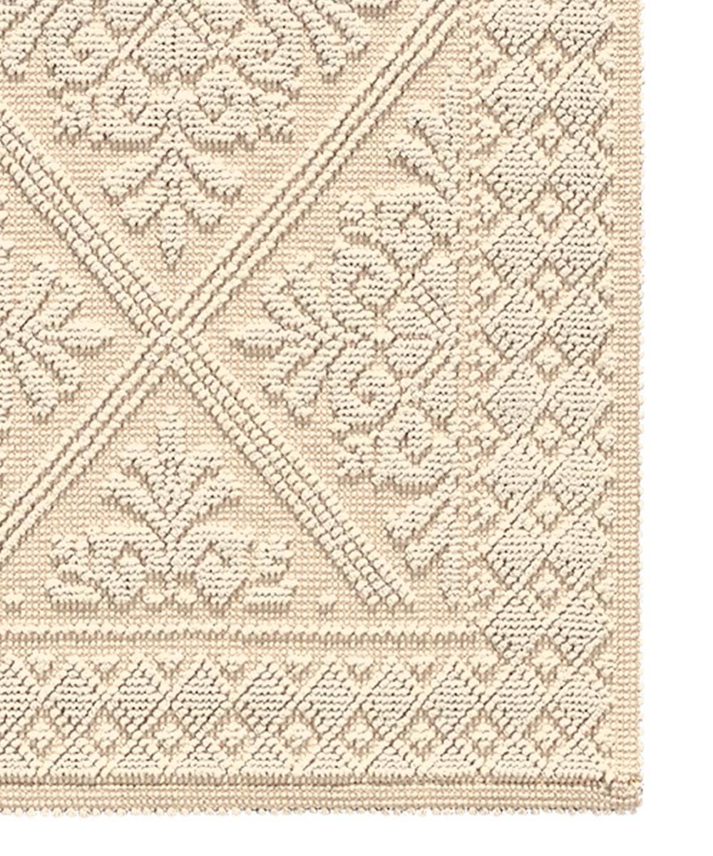 Juego de alfombras Sardi color marfil crema lavable 100% algodón fabricado en Cerdeña. 3 piezas moldeadas para baño giro water wc bidet lavabo lavabo lavabo