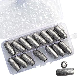 Drasry Fishing Cast Net Lead Sinker 26g/092oz Throw Net Sinkers Weights Kit for Casting Net Environmental Protection Sinker (Lead Sinker)