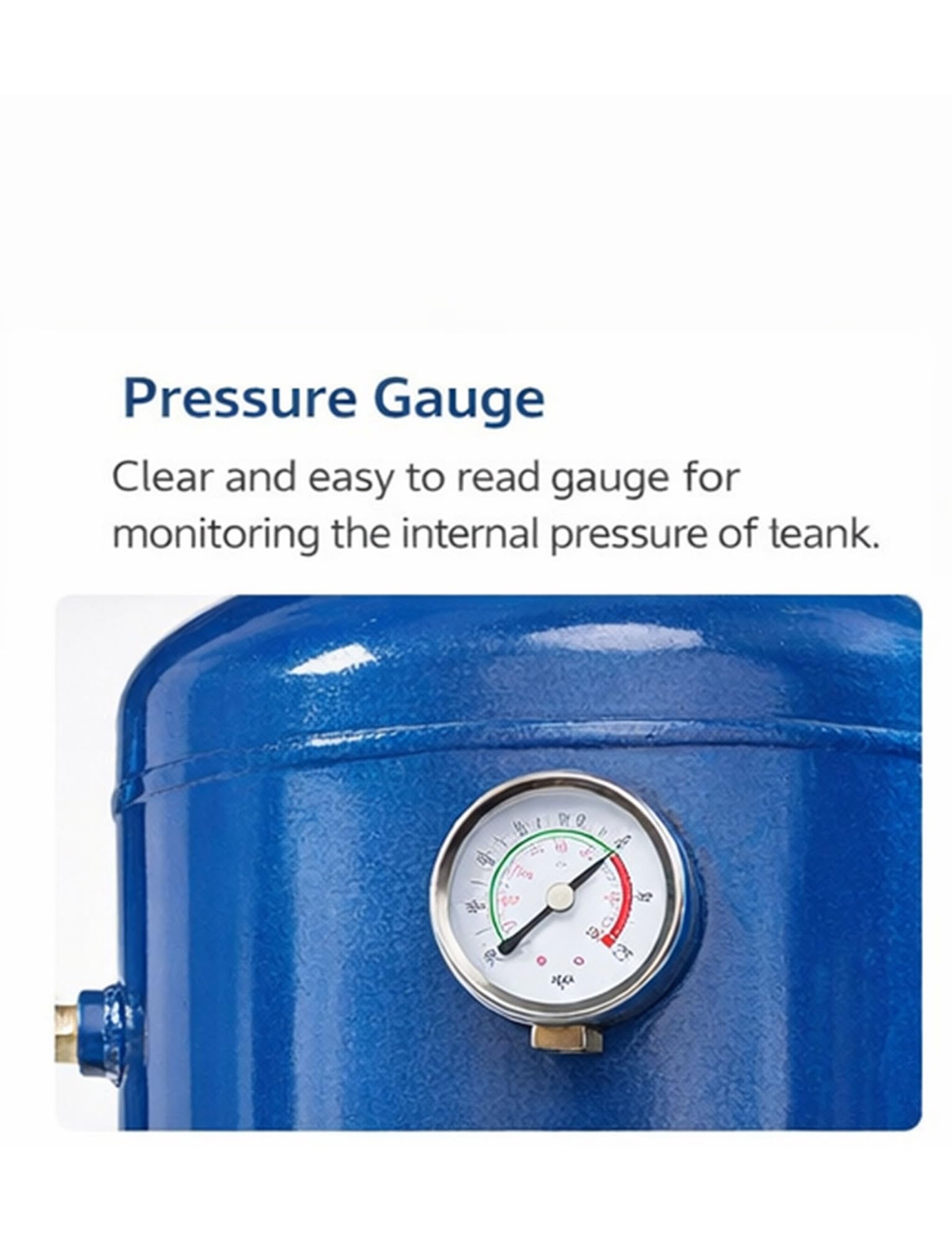 Réservoir d'air en acier au carbone épais avec accessoires d'installation, compresseur d'air professionnel pour applications sous pression et sous vide