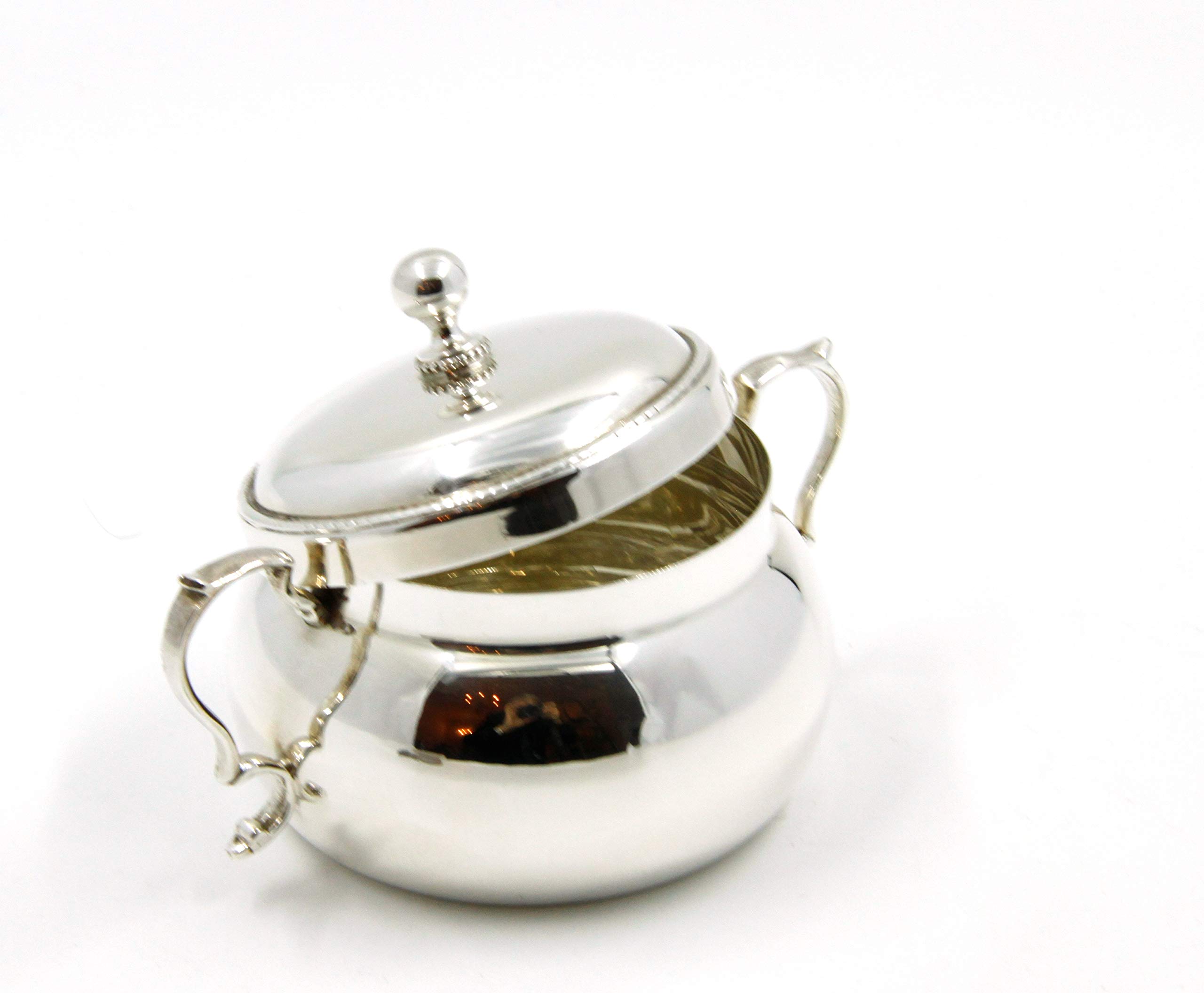Royal Family Moderne Zuckerdose aus Sheffield-Silber, hochwertig versilbert, Sheffield-Silber