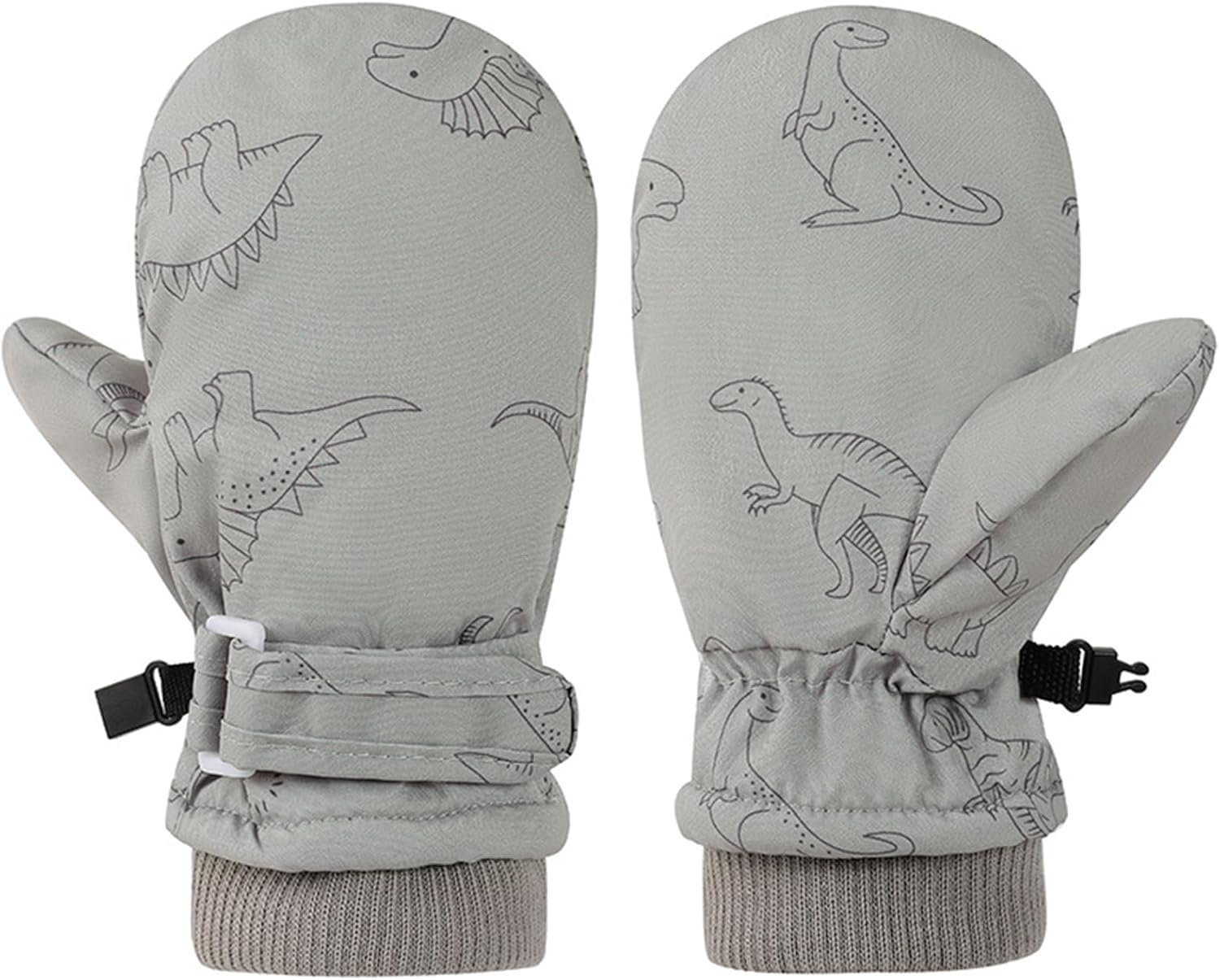 Toddler Snow Gloves Toddler Waterproof Mittens Kids Ski Gloves Fleece Lined Kids Mittens Winter for Boys Girls