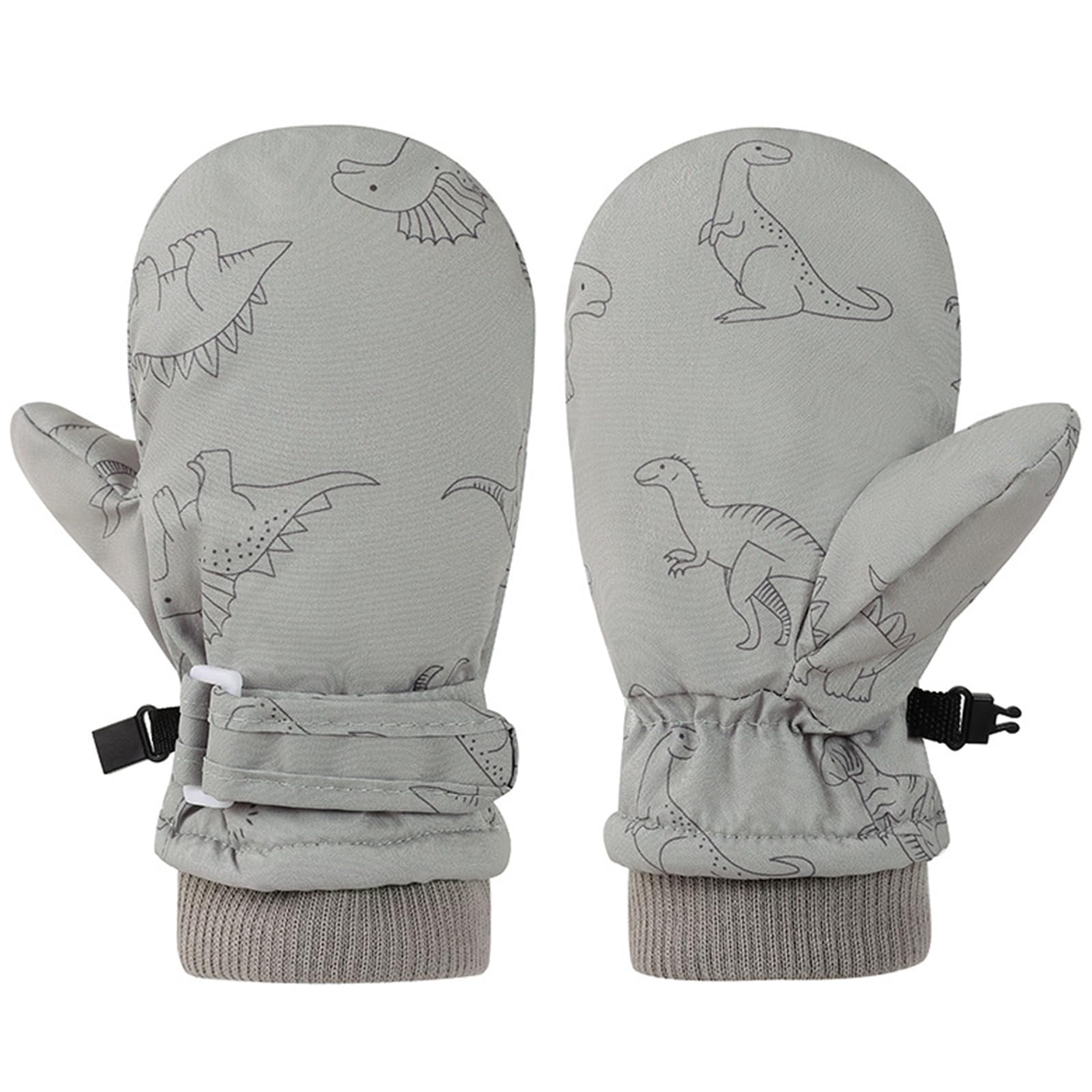 Guantes de nieve impermeables para niños pequeños, guantes de esquí con forro polar, guantes de invierno para niños y niñas