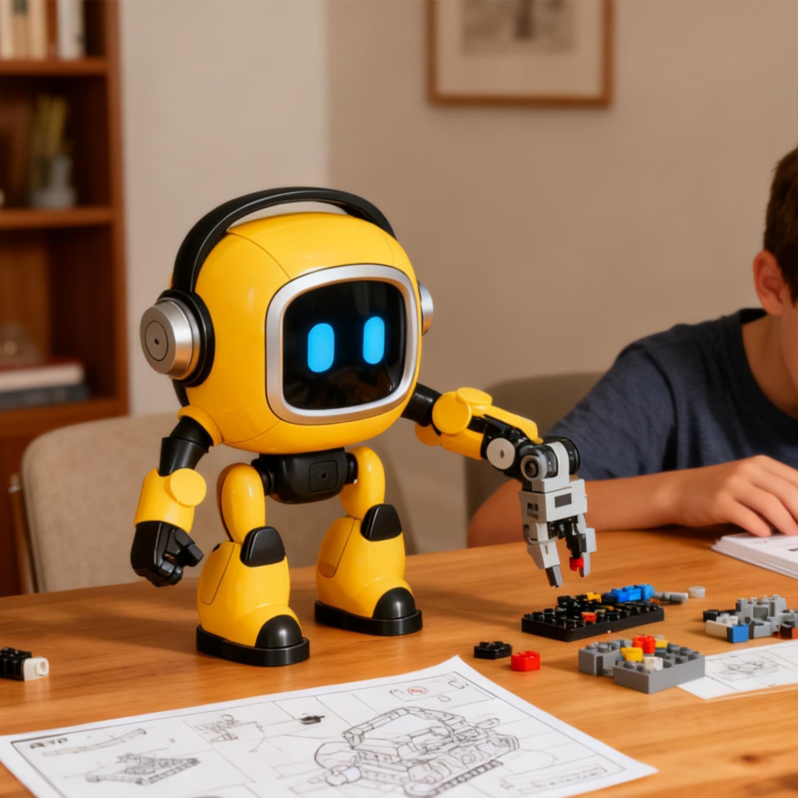 Juguete Robot para Niños Aprendizaje Inteligente Educativo | Robot De Control Remoto Programmable Interactivo Para Niños, Niñas, Familia, Adultos, Cumpleaños, De Vacaciones Y