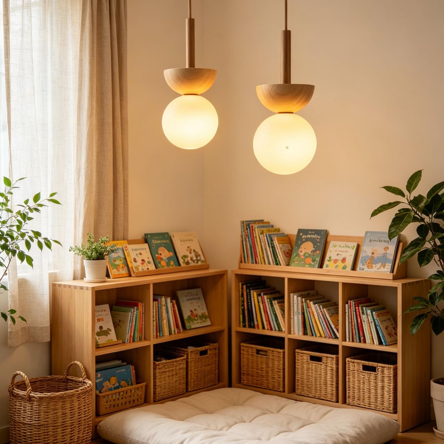 Lampada a sospensione in travertino naturale Lampadario a testa singola