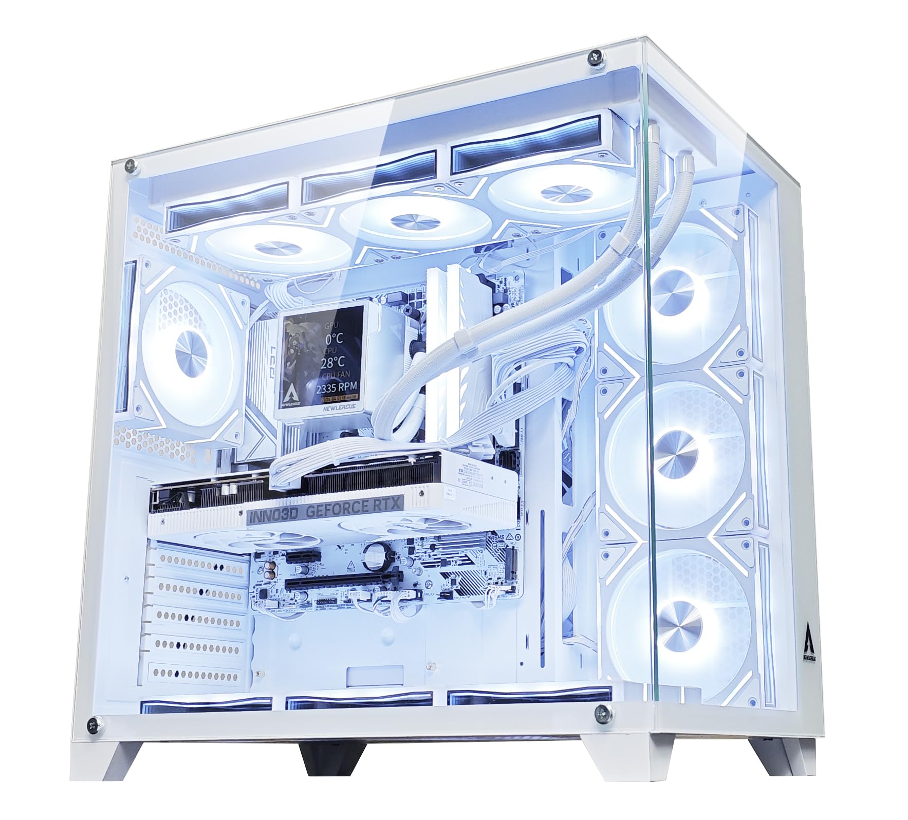Amazon.co.jp: NEWLEAGUE AGILE G7-WHSR｜水冷ゲーミングデスクトップ